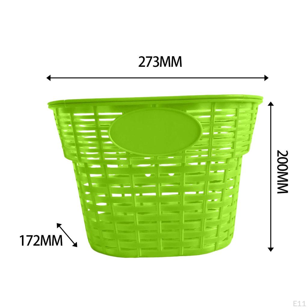 Children's Bicycle Basket Carrier Bags Bike Bag Tricycle for Carrying