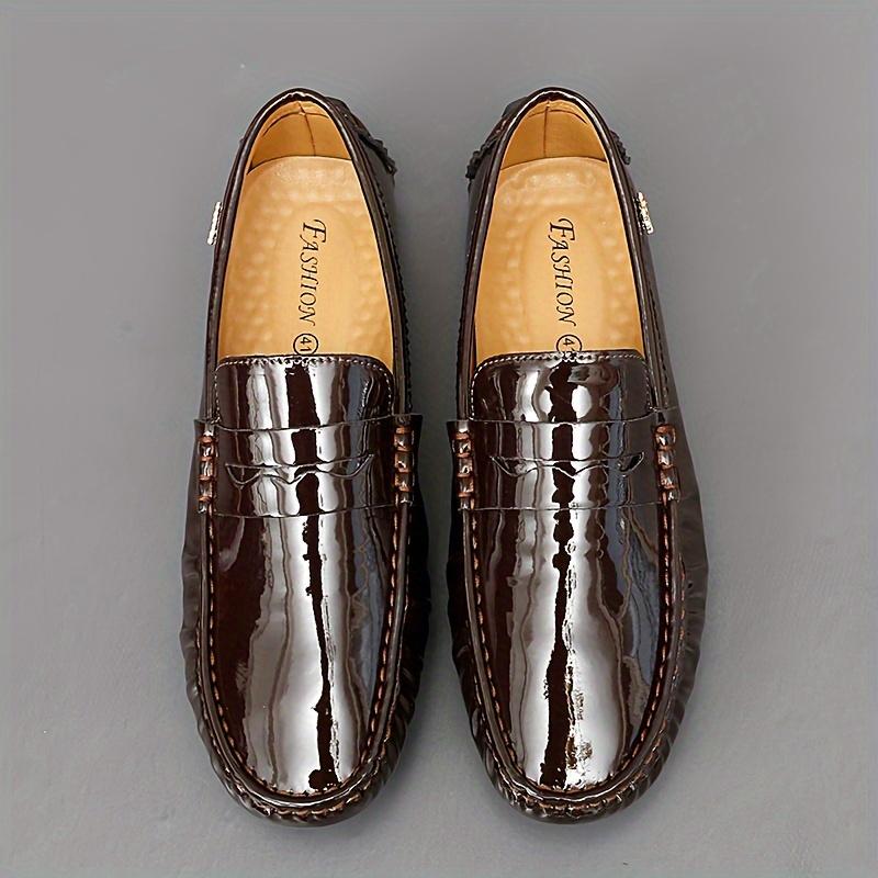Autumn Spring Mens Loafers Luxury Shoes Leather Green Pink Slip-On Mocasines Hombre Dropshipping Shoes Men Leather Original