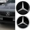C200 E300 2026 Hot 185/205MM Car Front Grille Badge Decal Cover Emblem Replacement Accessories For Mercedes Benz W204 W205 W206