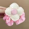 Korean Style Sweet Hair Ring Plaid Polka Dot Hair Tie Cute Bowknot Hair Rope  Daily