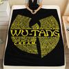Wu‑Tang Clan Flannel Blanket, High quality Comfortable for All Seasons, Home Decor, Warmth and Comfort