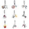 Copper Gourmet Bread And Coffee Series Charms Beads Fit Original Braceletsdiy Jewelry Fine Gifts
