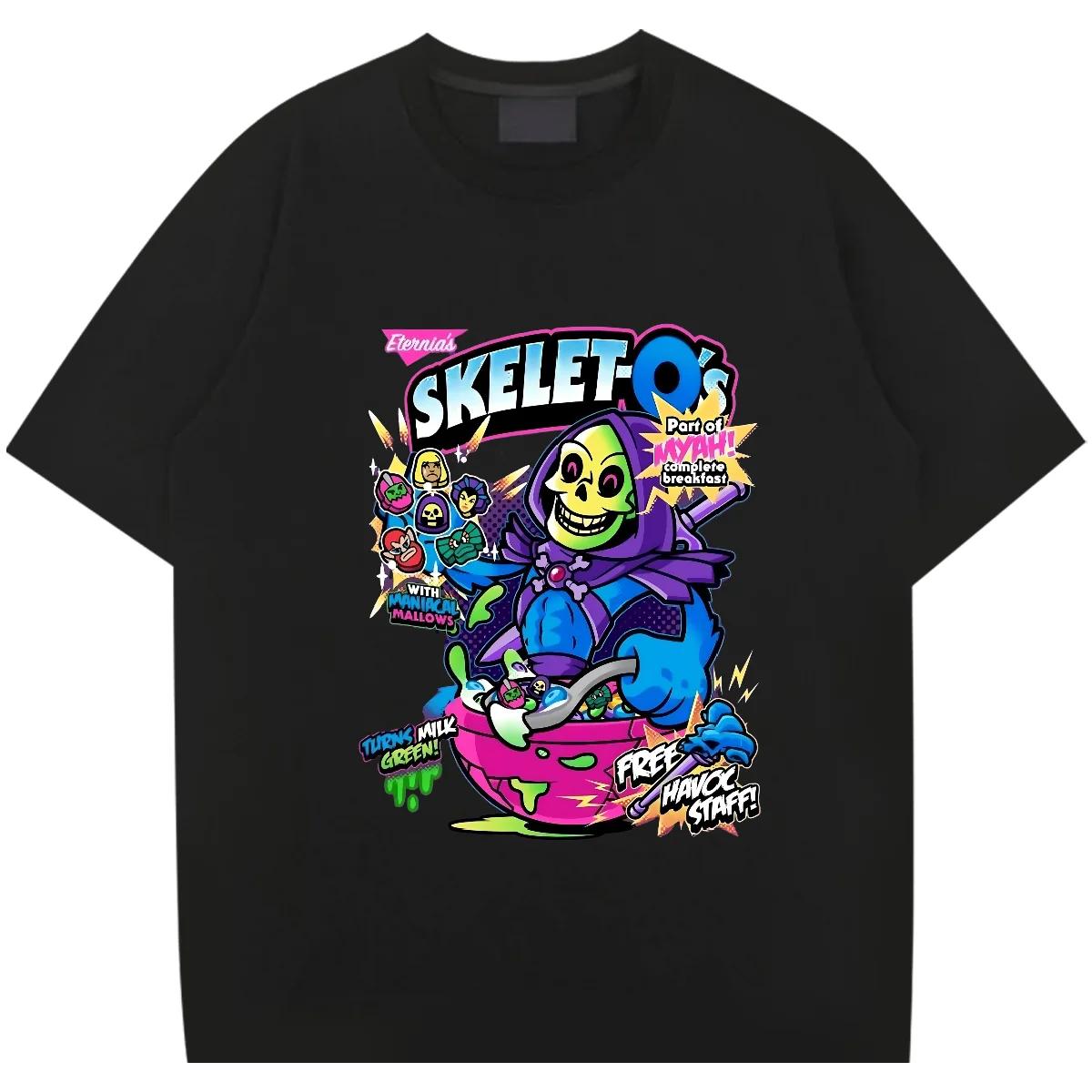 

Round Collar T-shirt Oversized Loose Tee Retro Harajuku Rap Style Tees Design Special Cotton Tops Outdoor Style Unisex Clothes XXXXXL чорний