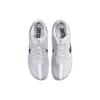 Nike Zoom Rival Distance White Black Unisex Sneakers Metallic-Silver Pure-Platinum DC8725-100
