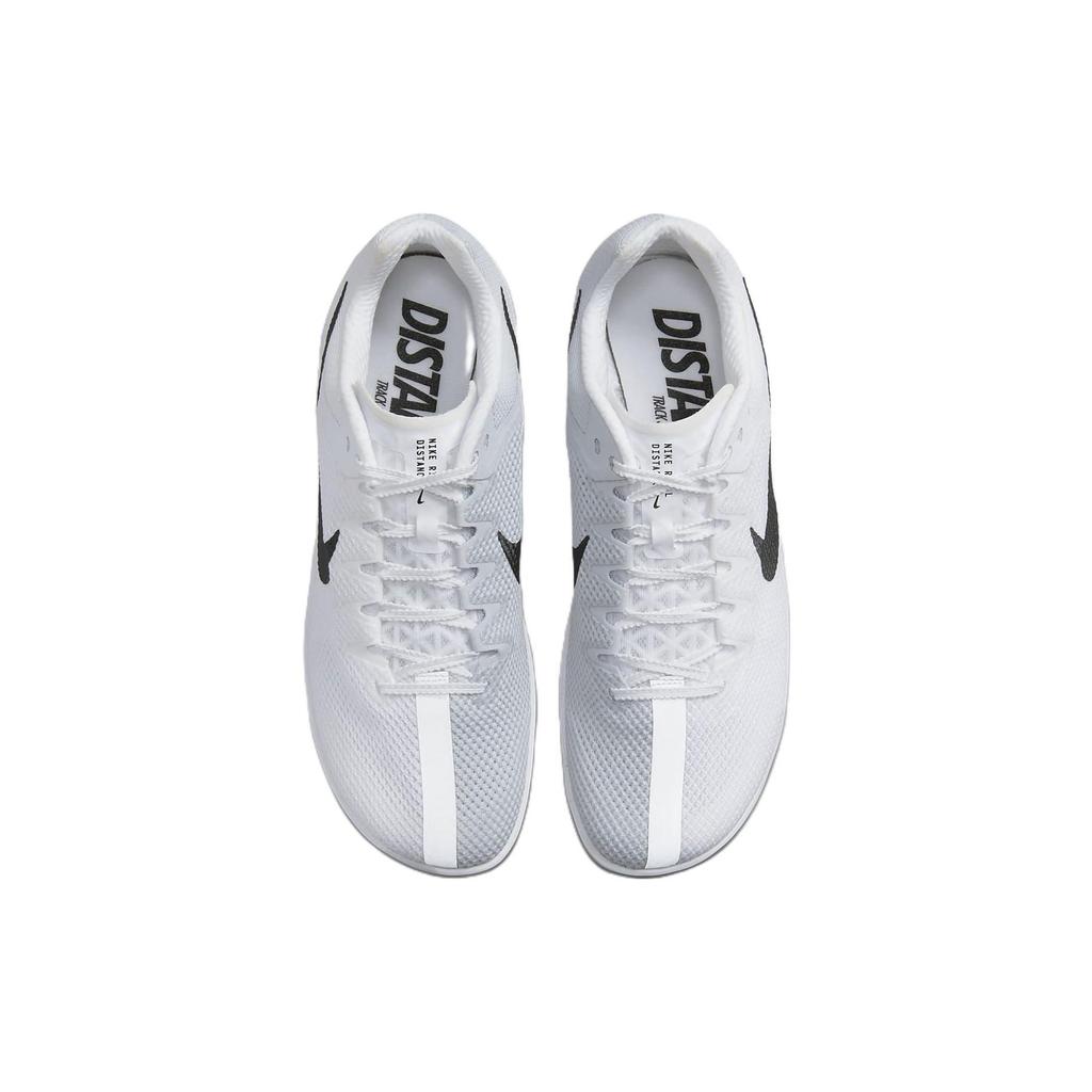 Nike Zoom Rival Distance White Black Unisex Sneakers Metallic-Silver Pure-Platinum DC8725-100