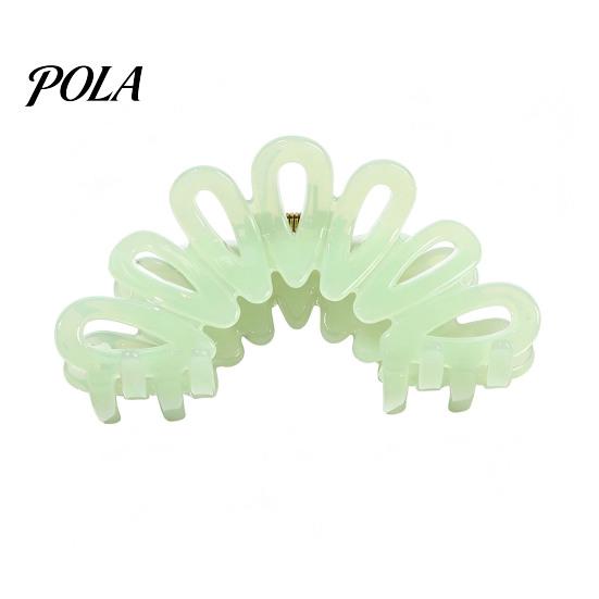 Hair Claw For Buns Back Head Shark Clip, Large Hollow Petal Shape Claw, Bun Holder Lightweight Clip Accessory, Size Shower for Thick And Half-Ties Ice