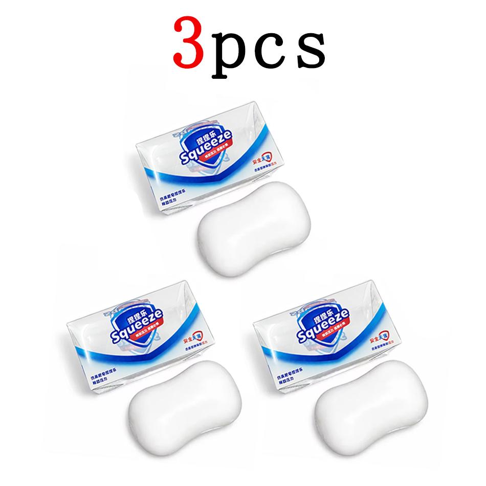 Hot Soft Squishy Toy, Simulated White Soap Slime Fidget Toy, Square Cube Ornament, Soft Slow Rebound Stress Relief Soap Gift
