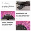 Raves Hand Fan Foldable Craft Holding Lasers Colors Hand Fan Festival Handheld Folding Fan For Dance Decoration Holiday Party
