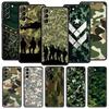 Camouflage Camo Military Army Phone Case For Samsung Galaxy S24 S23 S22 S20 Ultra S21 FE 5G S10 S9 Plus S10E S8 Soft Cover