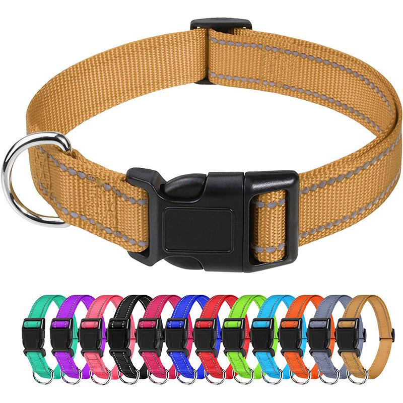 Reflective Dog Collar - Medium Size Anti-Pull Puppy Leash Collar