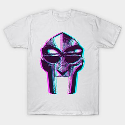 Asian Size Cotton Unisex Tshirt Print T-shirt Mf Doom T-shirt No-Cut Print Regular Fit