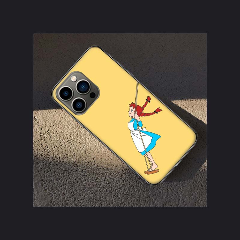 

A-Anne of Green Gables Anne Shirley Phone Case For Apple Iphone 16E 16 Pro Max 15 Plus Soft 13 12 Mini Cover 11 14 Pro Max Capa iPhone 16E