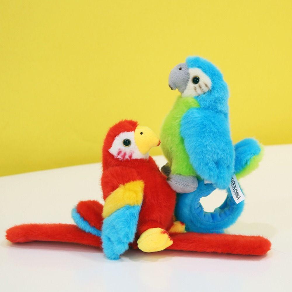 Plushies Plush Bird Hand Ring Toy Hand Ring Parrot Bracelet Plush Toy  Holiday Gifts