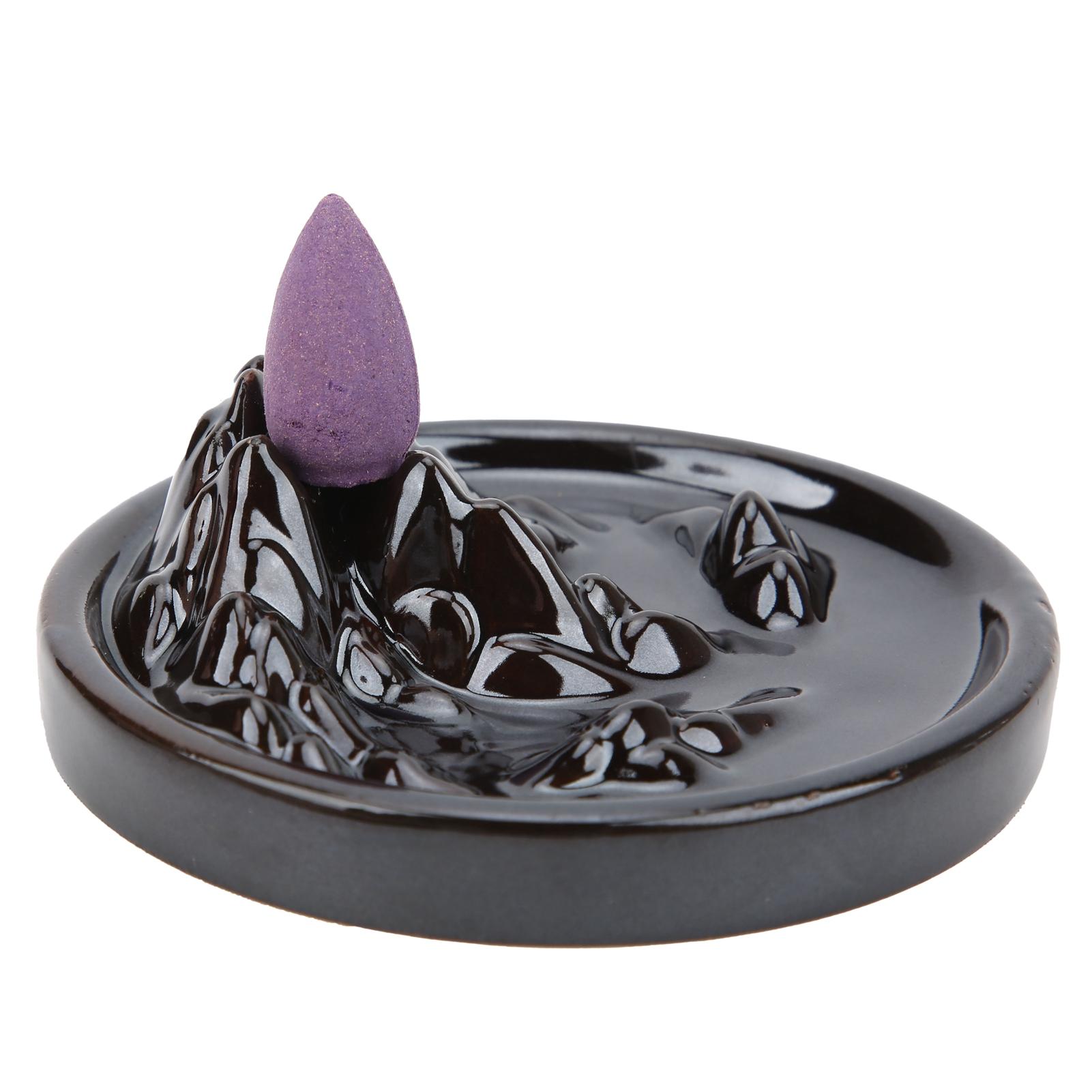 

Курильницы с обратным потоком, легко очищаемые, держатели для благовоний с 20 бесплатными специями для