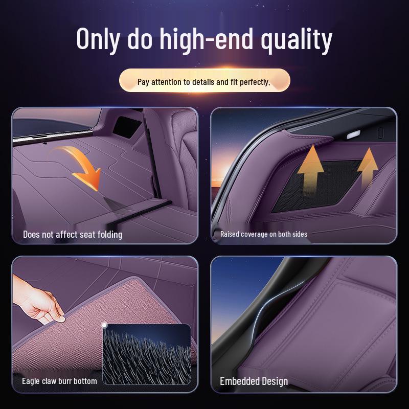 XPeng P7 2025 Trunk Mat - Full Coverage Tail Box Mat for Car Interior Accessories