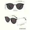 New Fashionable Popular Men's and Women's Sunglasses Art Retro Sunshade Sunglasses Round Frame Glasses