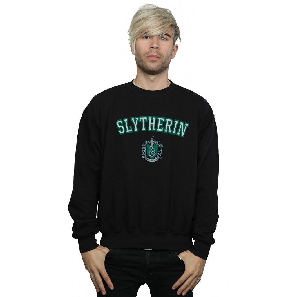 HARRY POTTER Herren Slytherin Wappen Sweatshirt