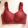 Plus Size Women Seamless Thin Adjustable Minimizer Bra For Large Bust