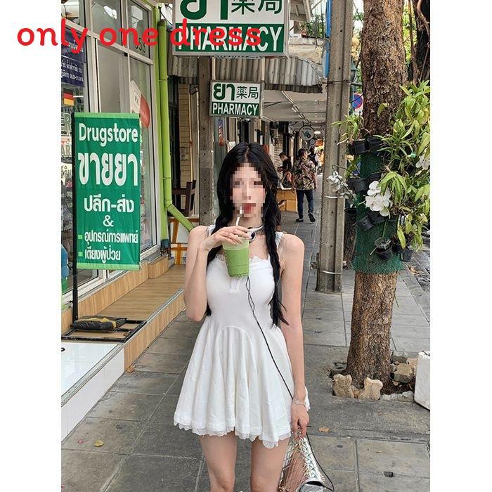 Generic Lace Spliced Sexy Slip Dress With V Neck For Summer Casual And Party Wear