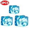 Summer Refreshing Water Cube Squeezable Stress Relief Toy Washable TPR Transparent Stress Relief Squeezable Soft Squishy Block