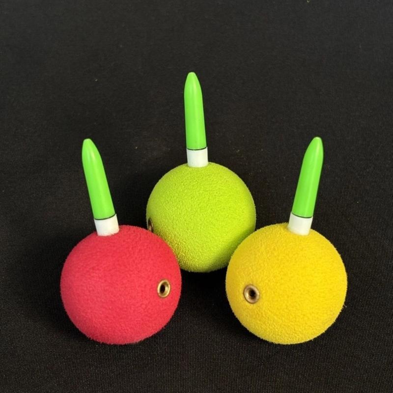 EVA Spherical Fish Float Fishing Float Bobbers Fishing Tackle Accessories Lighted Bobbers 28mm Diameter Buoyancy Float