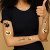 Shoulder Thorn Tattoo Sticker Halloween Cosplay Punk Fake Tattoo for Woman Man Clavicle Tatuajes Temporales Faux Tatouage Femme