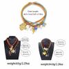 Marine Organism Charms Nylon Rope Necklace Necklace Set Dopamine Necklace  Male