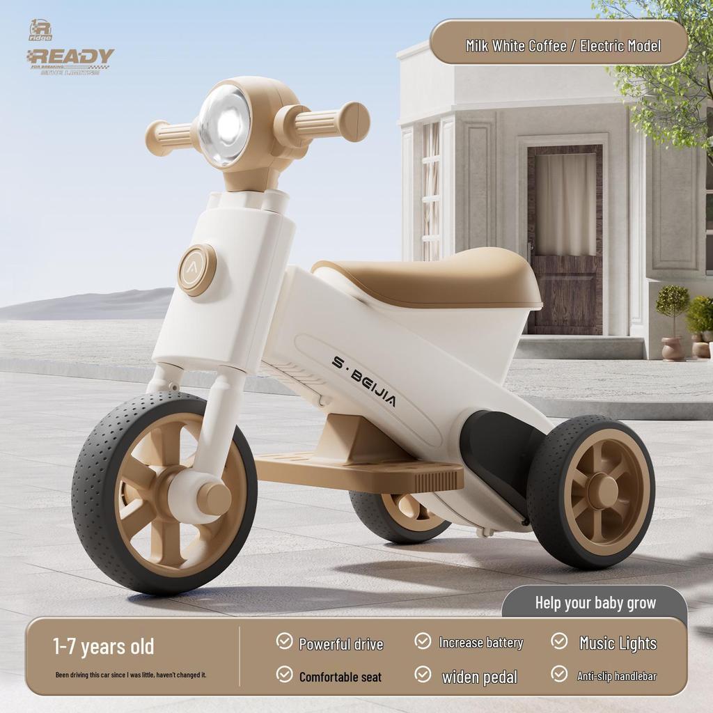 2025 Electric Balance Bike for Toddlers: 1-3 Years, Three-Wheeled, Entry-Level Scooter