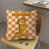 Cartoon Garfield Cute Cat Cushion Cover Car Throw Pillow Case For Sofa Car Christmas Gift 40X40Cm 45X45Cm