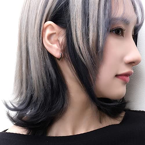 Zanipolo Terzini Stainless Steel Simple Hoop Earrings for Men, Single Ear, Hypoallergenic