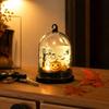 Halloween Pumpkin Lantern Decoration LED Candle Light Dome Shaped Small Night Light Tabletop Ornament for Holiday Party Display and Indoor Use