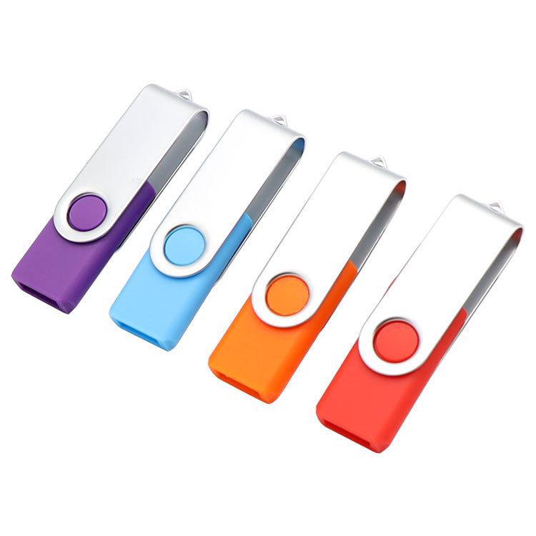 Neuer USB-Stick Gehäuseclip Kunststoff drehbares USB-Stick Gehäuse