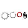 Bike Freewheel Sprocket, 10 Speed   Chain Rotation, Steel Material, for Mountain Race Bike Replacement Part Accessory