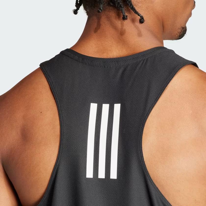 Adidas Own The Run Tank Top Men Tops Black IN1499