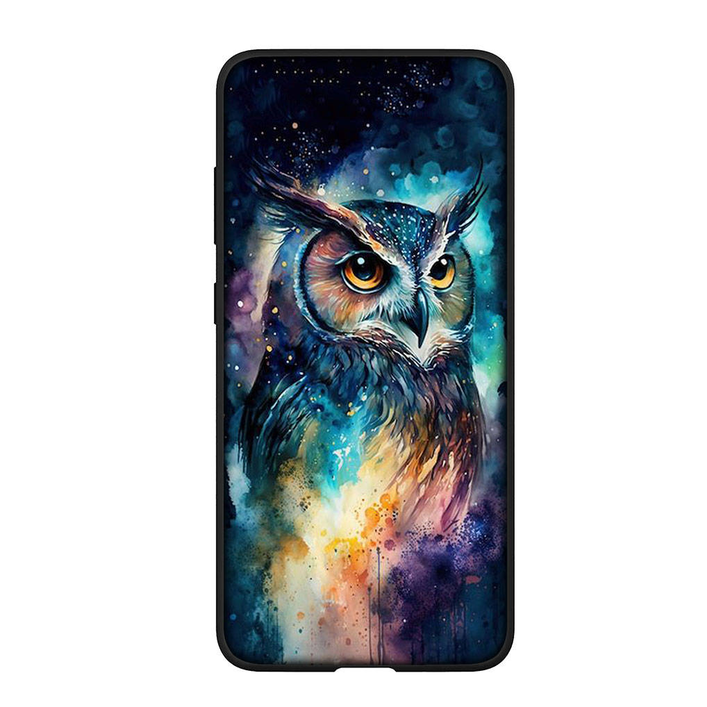 For Samsung Galaxy S24 S23 S22 S20 iPhone 16 15 14 Xiaomi Redmi Note 13 12 11 10 8 Plus 9 Pro 14C 13C Max X XR Phone Case Owl Bird OPPO Huawei Cover