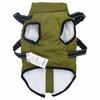 Dog Coat Olive Green L28 Fleece and Polyester
