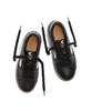 Cariuma Salvas Teak Black Leather Ivory Logo