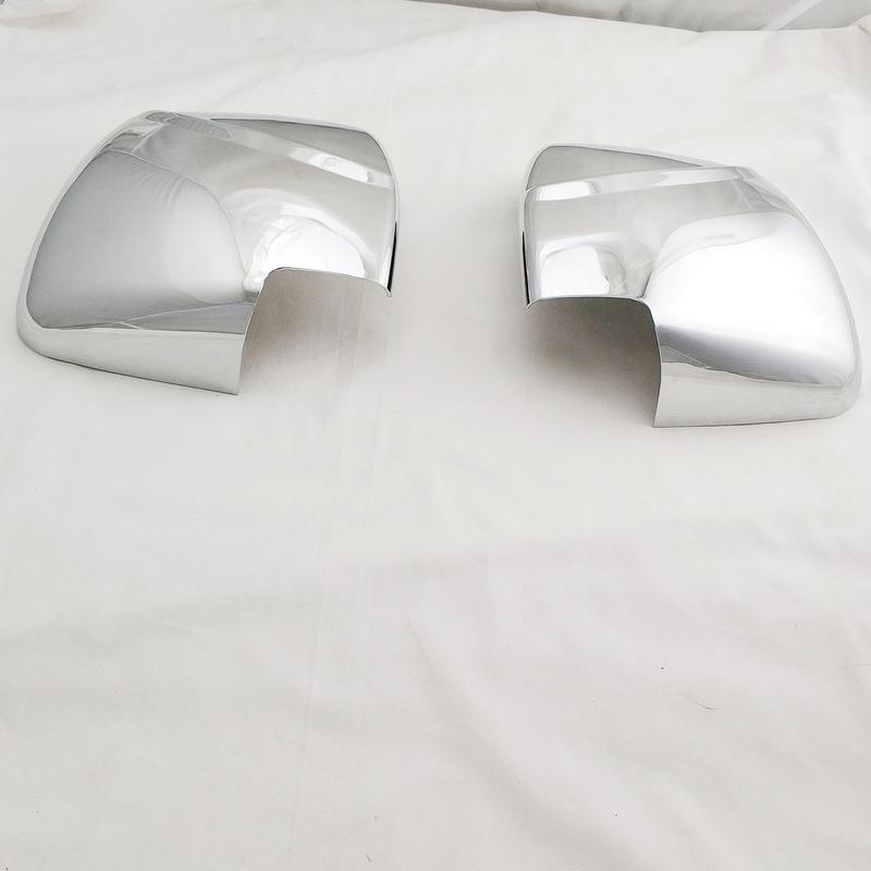 Yifei 2PCS Car Rearview Accessories Chrome Plated Door Mirror Cover Trim For Toyota HIACE Commuter 2008 2012 2014 2015 2016 2017
