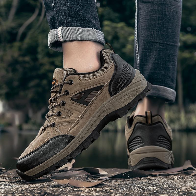 Men Hiking Shoes Trekking Breathable Outdoor Sneakers Climbing Training Non-slip Sports Shoes Camping Trail Jogging Shoes
