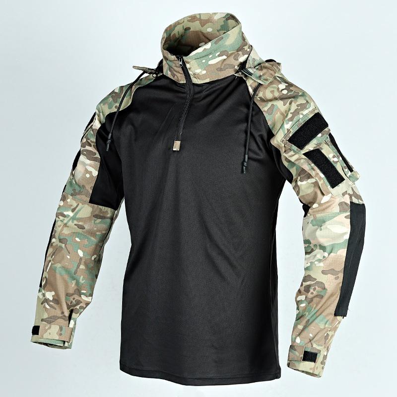 New Strike II Camouflage Frog Suit: Breathable, Long Sleeve, Multi-Pocket Outdoor Military Clothing, Plus Size