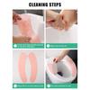 2Pc/Set Universal Toilet Seat Cover Soft Wc Paste Toilet Sticky Seat Pad Washable Bathroom Seat Lid Cover Pad Cushion
