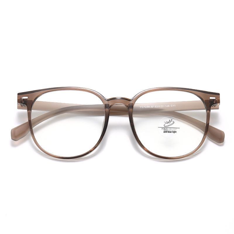 1256 Ultraleichter TR90 Optischer Brillenrahmen für Damen und Herren - High-End, Großrahmen, Kompatibel mit Korrektionsgläsern