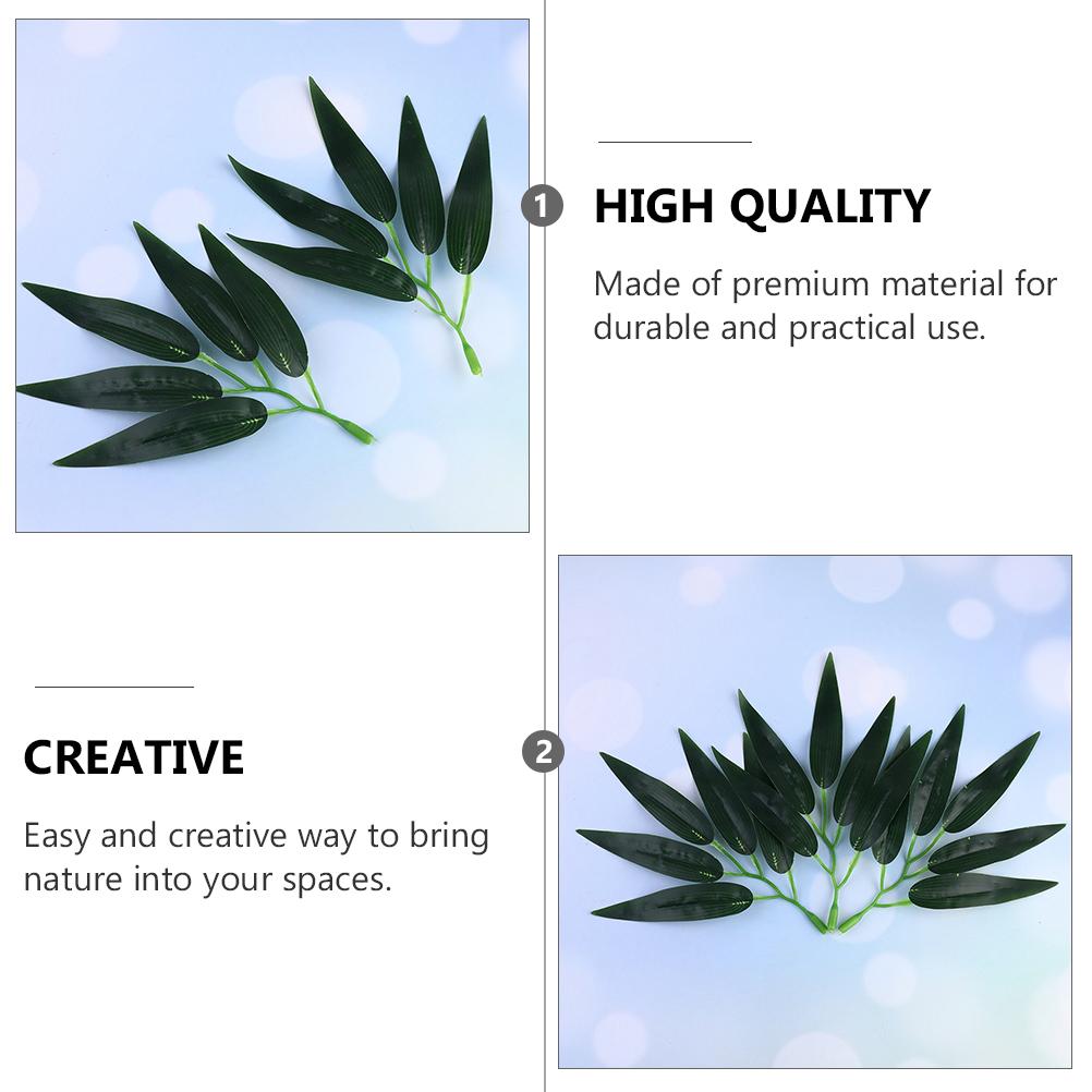 Grün Blätter Stamm Kleine Bambus Wohnkultur Simulierte Zweige Büro Künstliche Pflanzen Im Freien