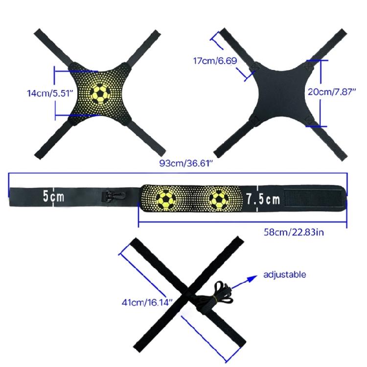 Soccers Trainer Kick Throw Solos Practice Training Aids Control Skill Adjustable