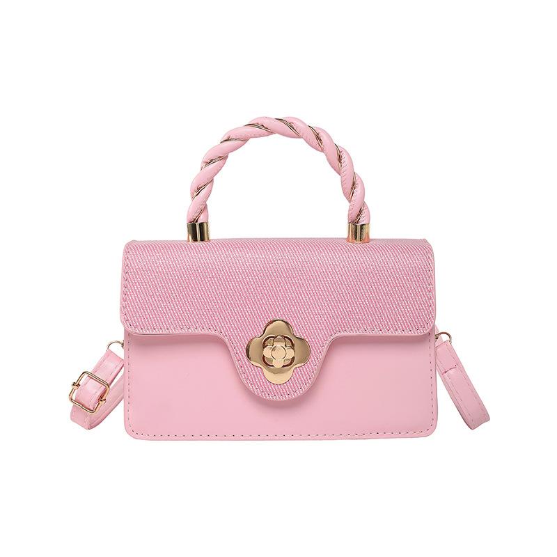 Popular small bag women 2025 new fashion retro messenger bag matte portable small square bag