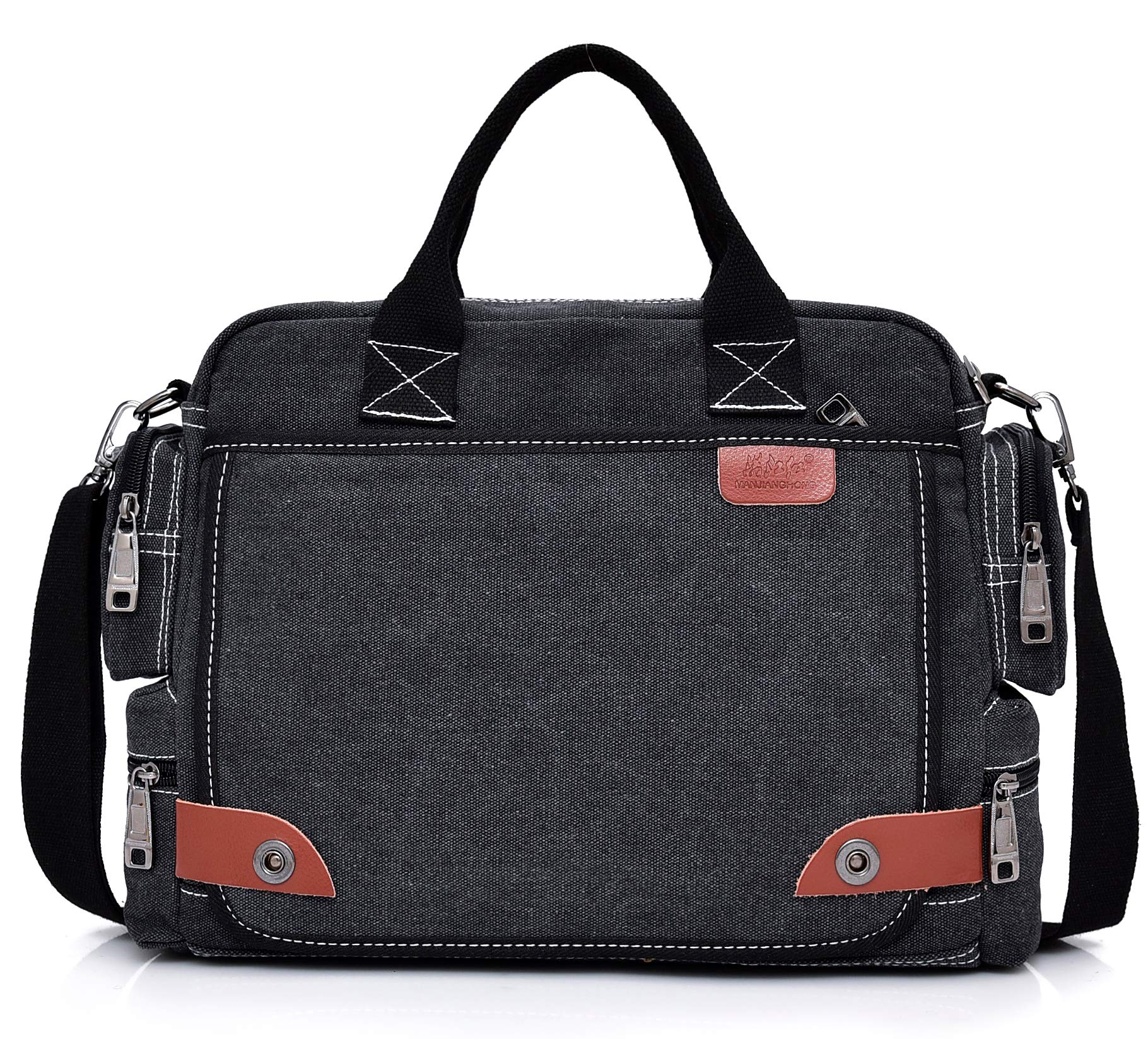 

RAKEE Lucky Canvas Tote Messenger Shoulder Crossbody A4 Large 4 Colors Men s Bag, Bag, Bag, Waterproof, Size, Capacity, Durable,