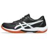 ASICS 12 Indoor Sports Unisex Size 001 2E GEL-ROCKET Shoes, 1073A080, Adult, (Black/White), 25.0 cm,