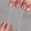 6Pcs Gold Silver Color Irregular Star Manicure Decals Waterproof Nail Art Stickers Nail Salon