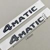 3D ABS Chrome Car Letters 4MATIC 4 MATIC Rear Trunk Badge Emblem For Mercedes Benz C E G S GLC GLS Class AMG Sticker Accessories QJ1