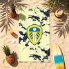 Club de Fútbol Leeds United (5) Toalla de Playa Temática Resistente a la Arena Suave Y Cómoda Adecuada Para la Piscina Camping Yoga Y Buceo Un Imprescindible de Viaje